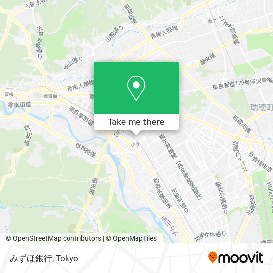 How To Get To みずほ銀行 In 青梅市 By Bus Or Metro Moovit