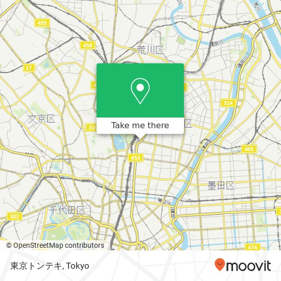 東京トンテキ map
