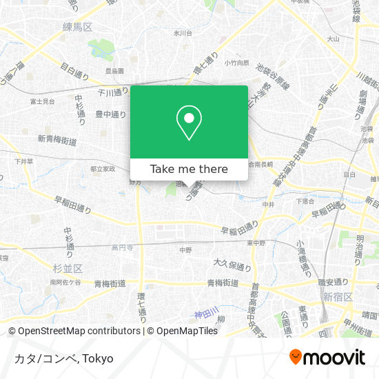 カタ/コンベ map