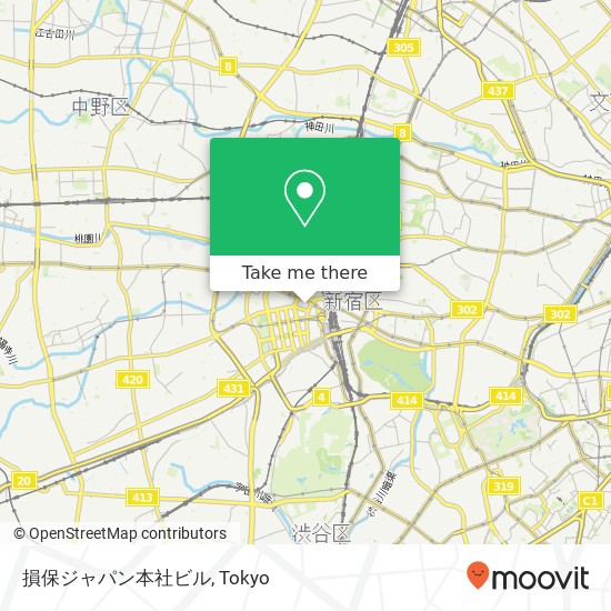 損保ジャパン本社ビル map