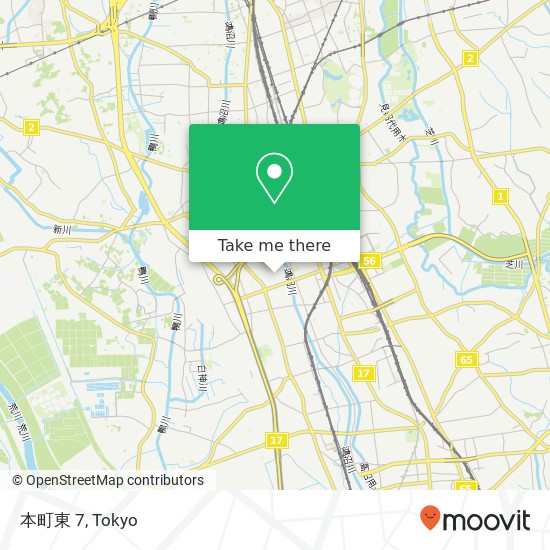 本町東 7 map