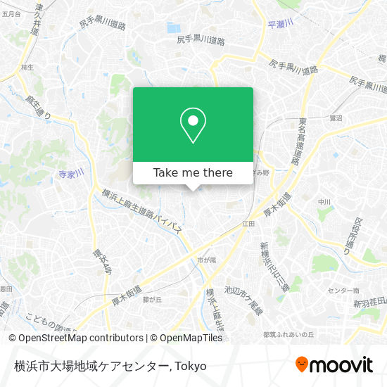 横浜市大場地域ケアセンター map