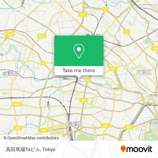 高田馬場Tsビル map