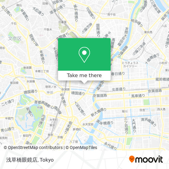 浅草橋眼鏡店 map