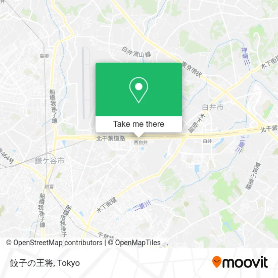 餃子の王将 map