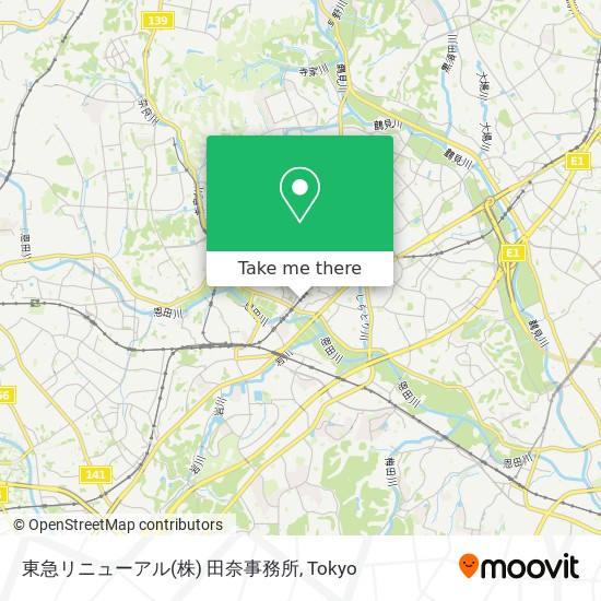 東急リニューアル(株) 田奈事務所 map