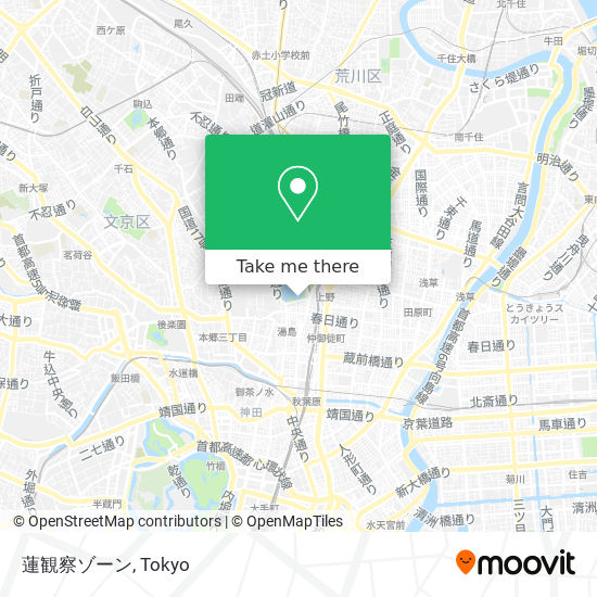 蓮観察ゾーン map