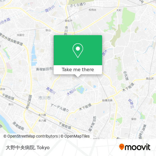 大野中央病院 map