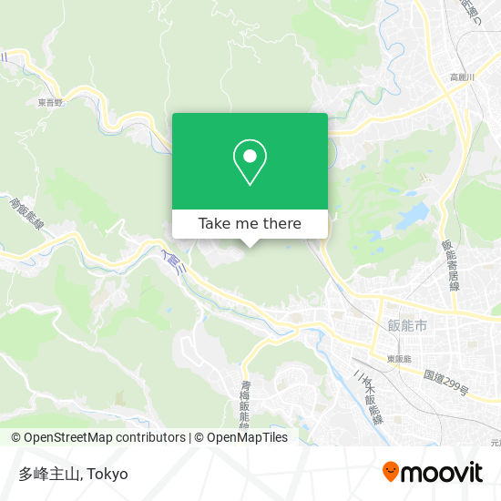 多峰主山 map