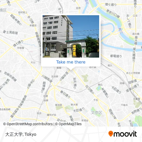 大正大学 map