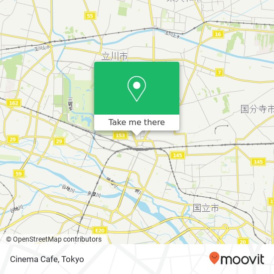 Cinema Cafe map