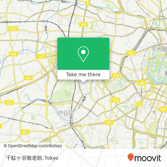 千駄ケ谷敬老館 map