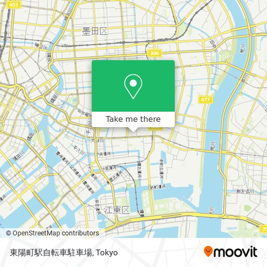 東陽町駅自転車駐車場 map