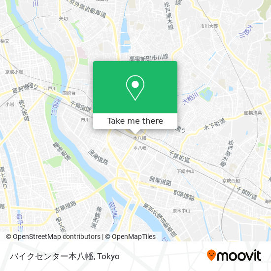 バイクセンター本八幡 map