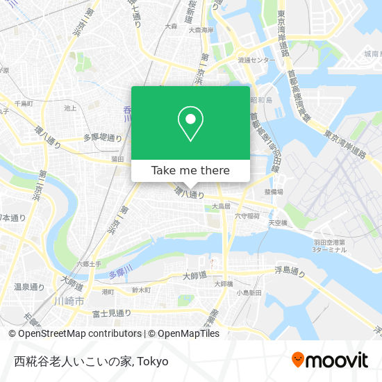 西糀谷老人いこいの家 map