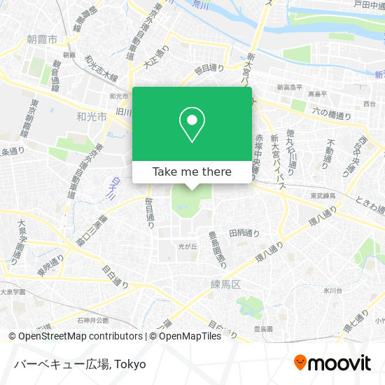 バーベキュー広場 map
