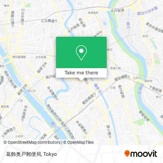 葛飾奥戸郵便局 map