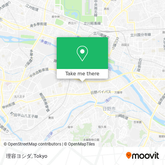 理容ヨシダ map