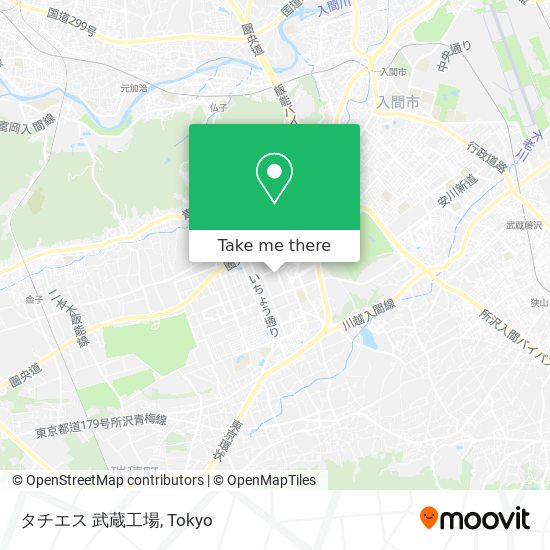 タチエス 武蔵工場 map