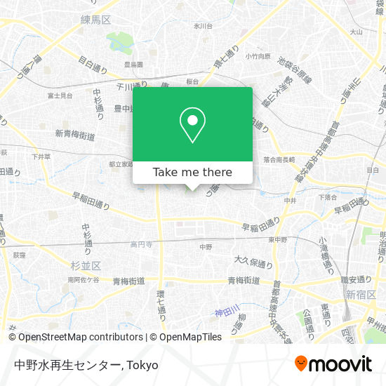 中野水再生センター map