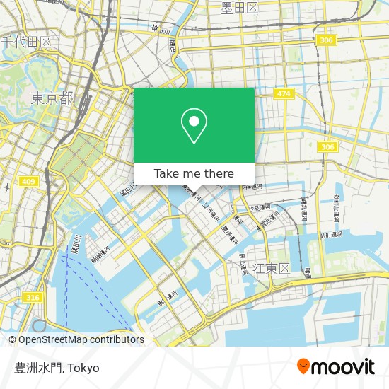 豊洲水門 map