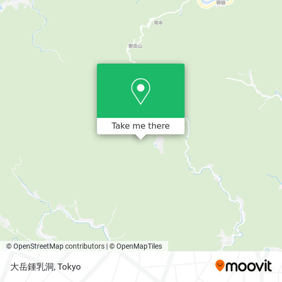 大岳鍾乳洞 map