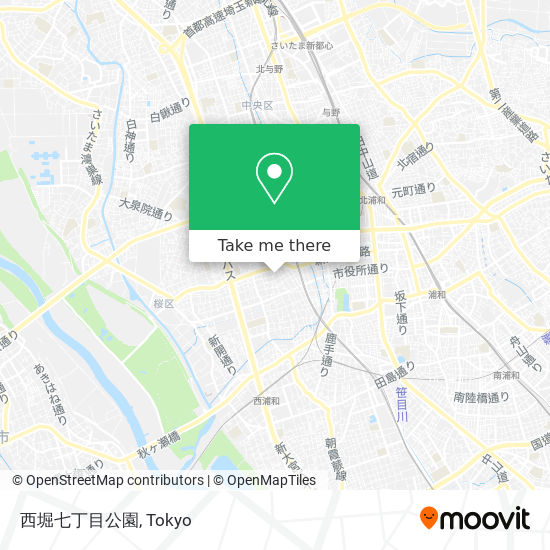 西堀七丁目公園 map