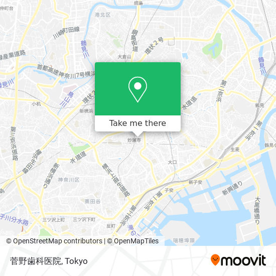 菅野歯科医院 map