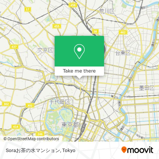 Soraお茶の水マンション map