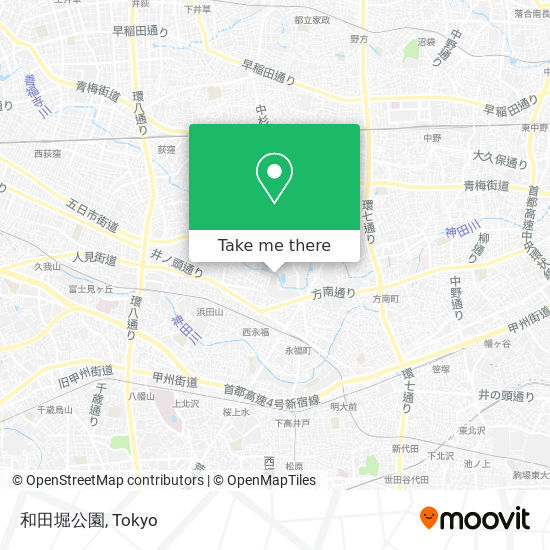 How To Get To 和田堀公園 In 杉並区 By Bus Or Metro