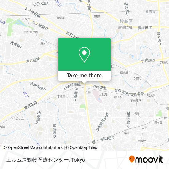 エルムス動物医療センター map