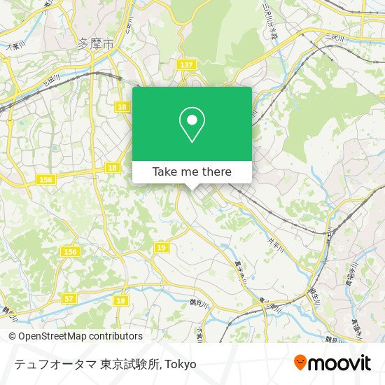 テュフオータマ 東京試験所 map