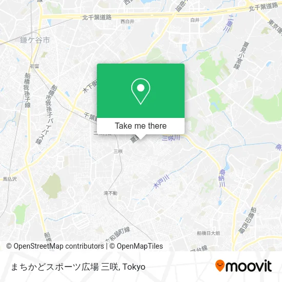まちかどスポーツ広場 三咲 map