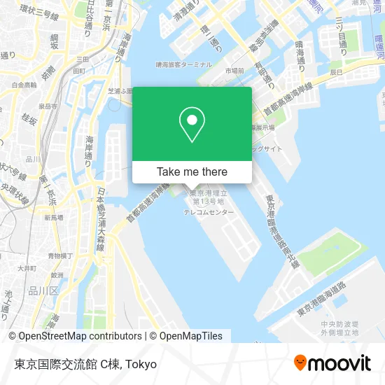 東京国際交流館 C棟 map