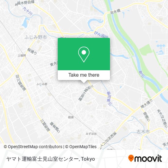 ヤマト運輸富士見山室センター map