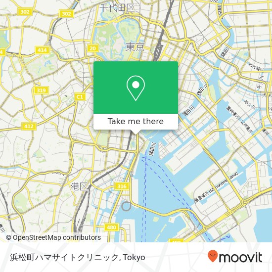 浜松町ハマサイトクリニック map