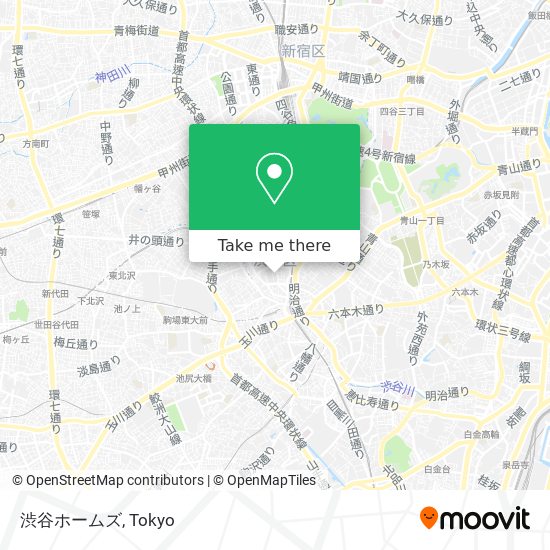 渋谷ホームズ map