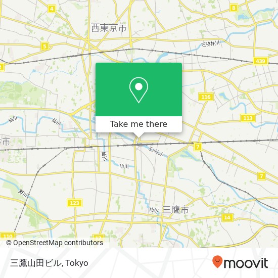 三鷹山田ビル map
