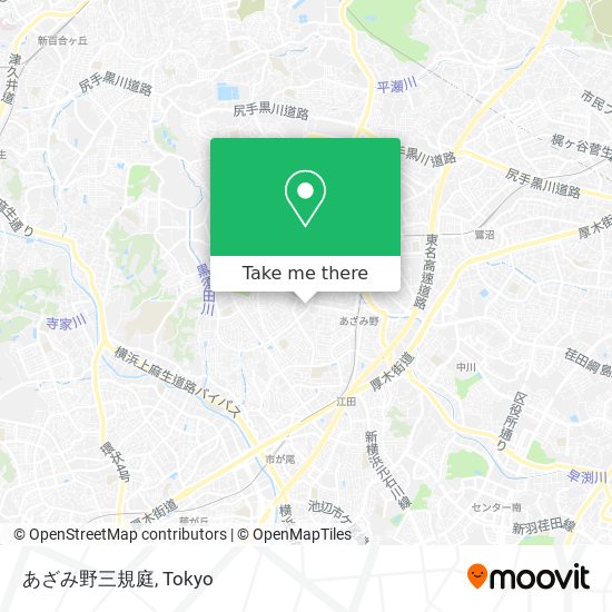 あざみ野三規庭 map