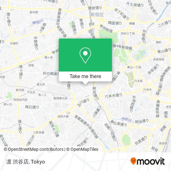 凛 渋谷店 map