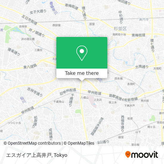 エスガイア上高井戸 map