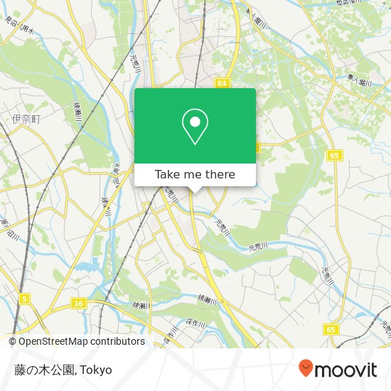 藤の木公園 map