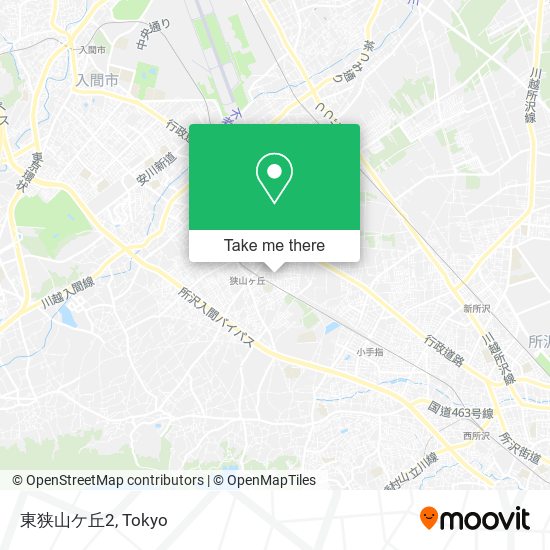 東狭山ケ丘2 map