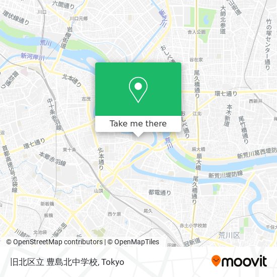 旧北区立 豊島北中学校 map
