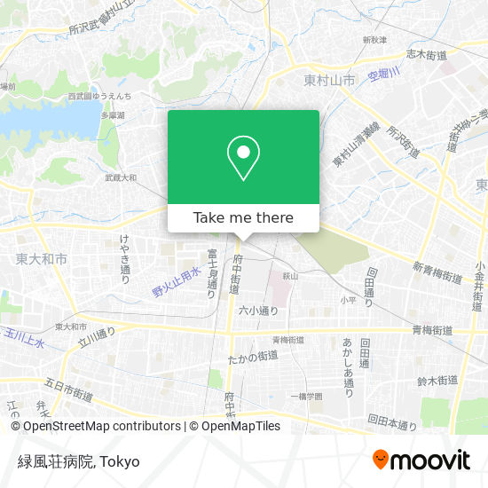 緑風荘病院 map