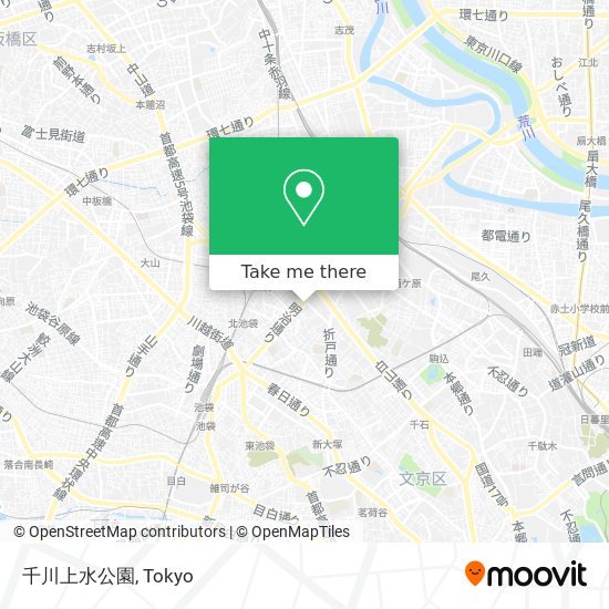 千川上水公園 map