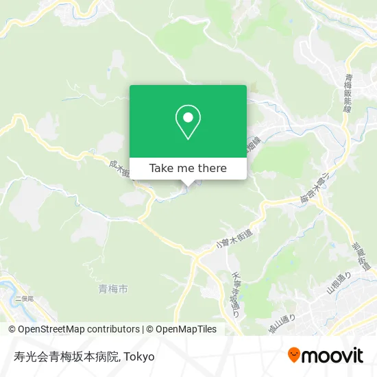 Jukokai Ome Sakamoto Hospital map