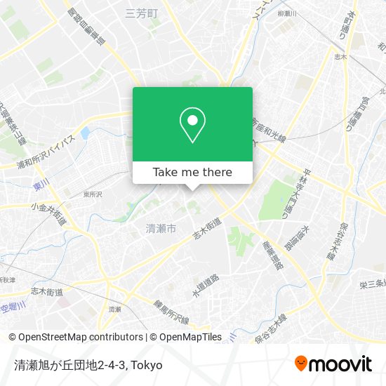 清瀬旭が丘団地2-4-3 map