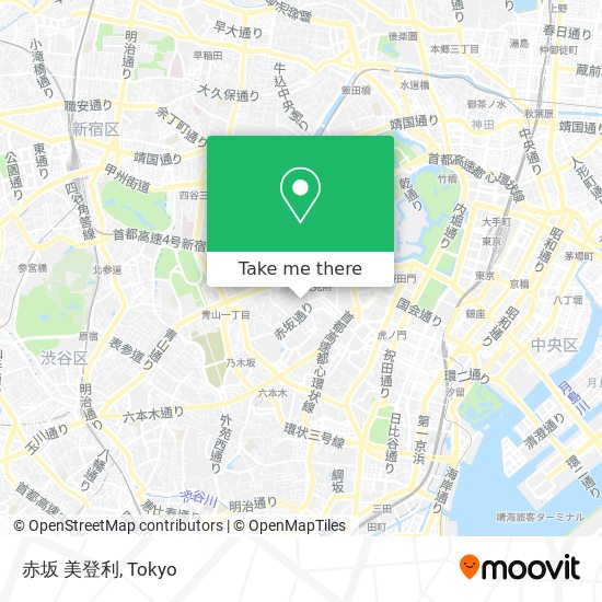 赤坂 美登利 map