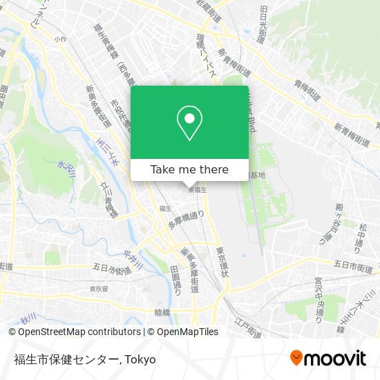 福生市保健センター map